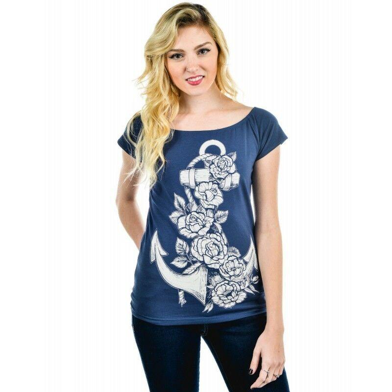 Rose Anchor Top-Womens Tops-Scarlett Dawn