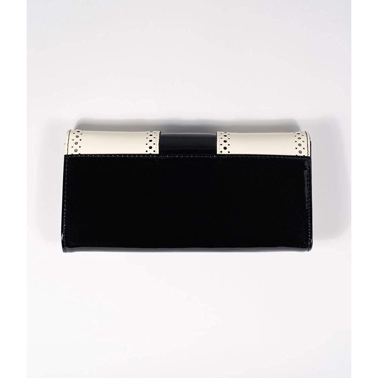 Rosemary Cream/Black Womens Wallet-Womens Handbags, Purses & Wallets-Scarlett Dawn