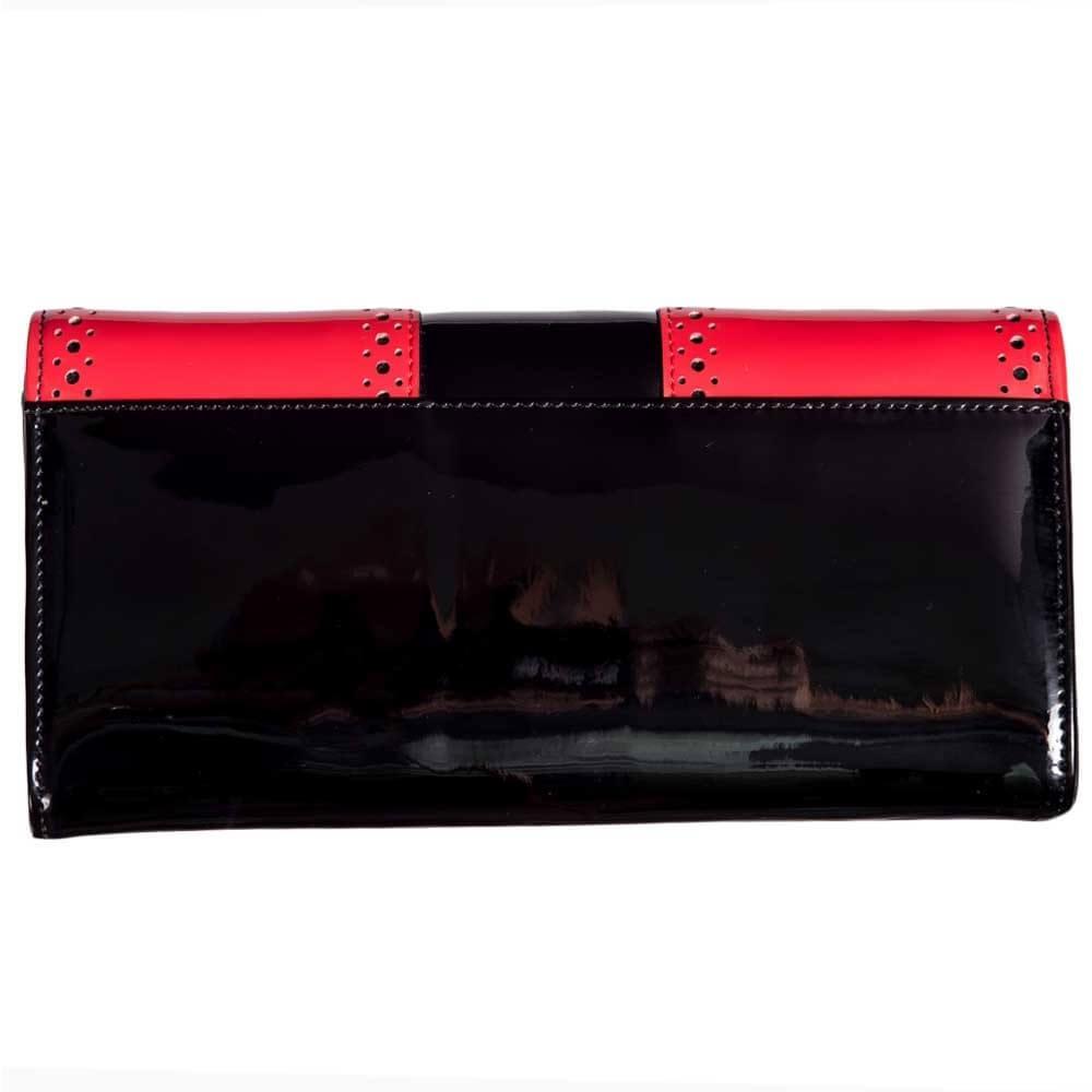 Rosemary Red/Black Womens Wallet-Womens Handbags, Purses & Wallets-Scarlett Dawn