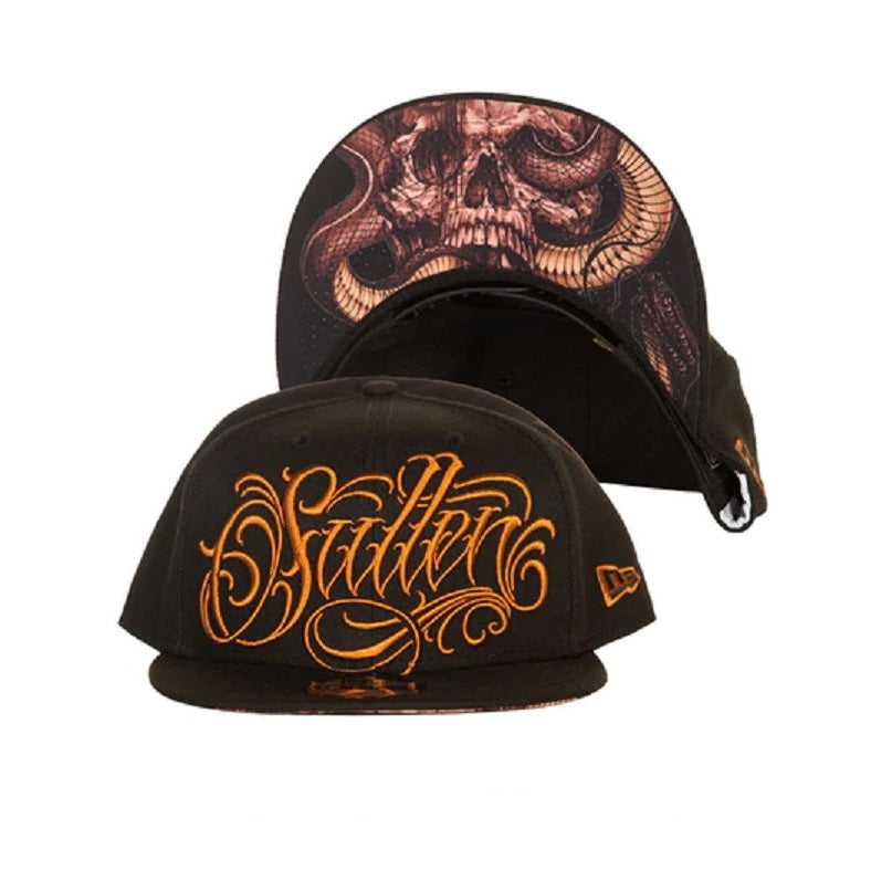 Sagae Grim Snapback Cap-Mens Beanies, Hats & Snapback Caps-Scarlett Dawn