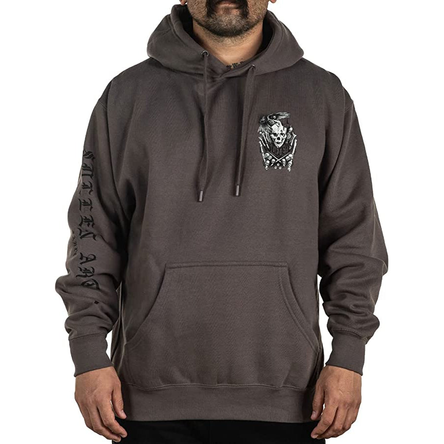 Sarvo Mens Pullover Hoodie-Mens Jumpers, Hoodies & Long Sleeves-Scarlett Dawn