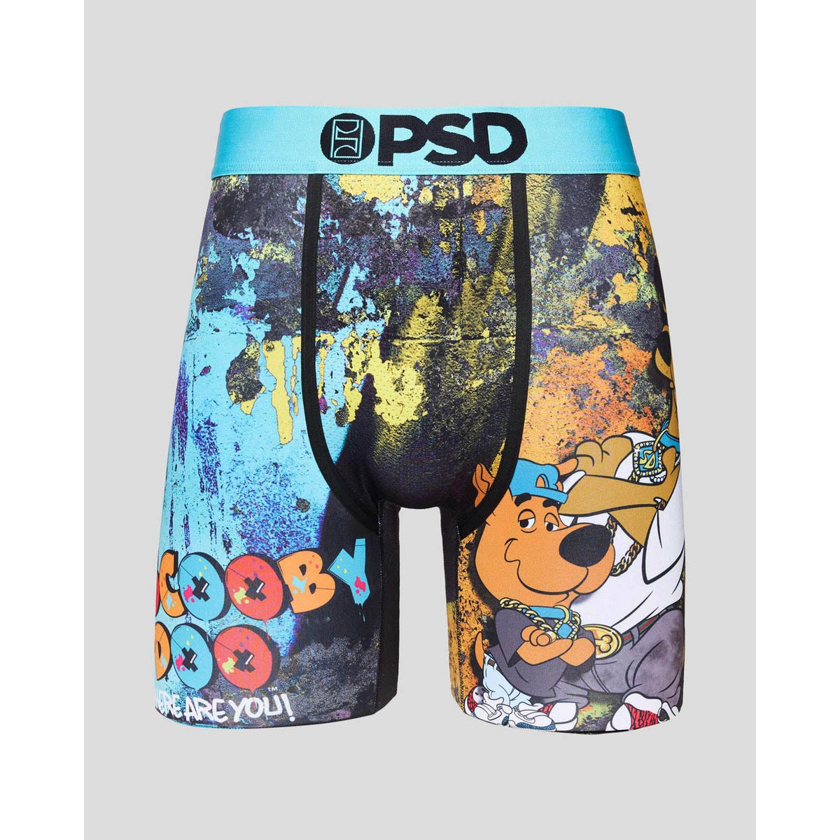 Scooby Doo Street Art Boxer Briefs-Mens Underwear-Scarlett Dawn