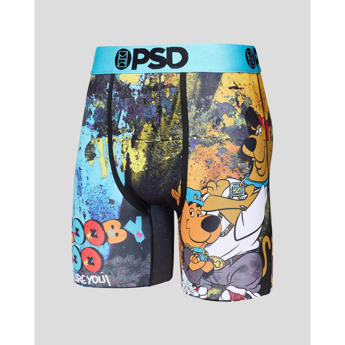 Scooby Doo Street Art Boxer Briefs-Mens Underwear-Scarlett Dawn