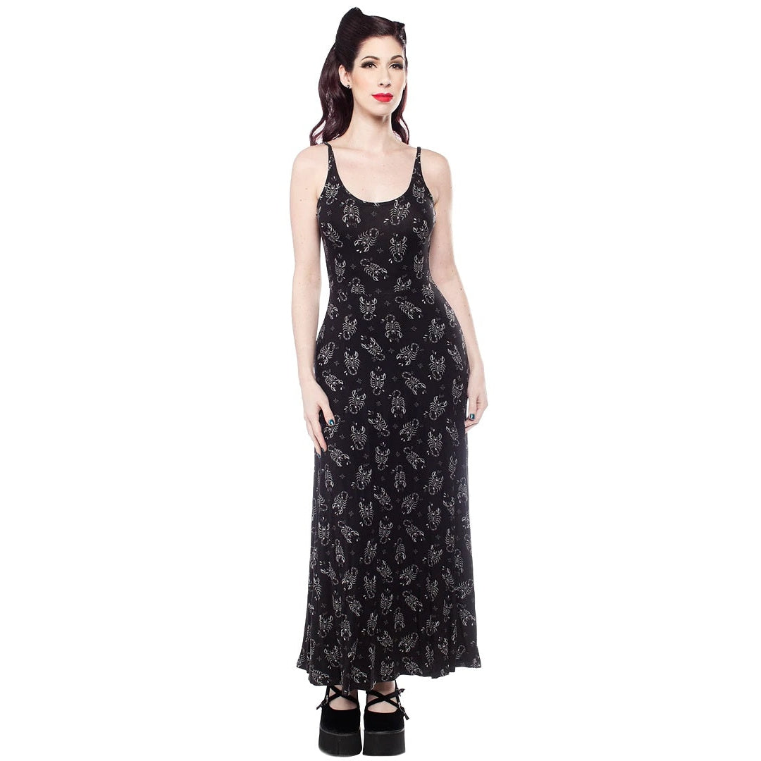 Scorpion Maxi Dress-Womens Dresses-Scarlett Dawn