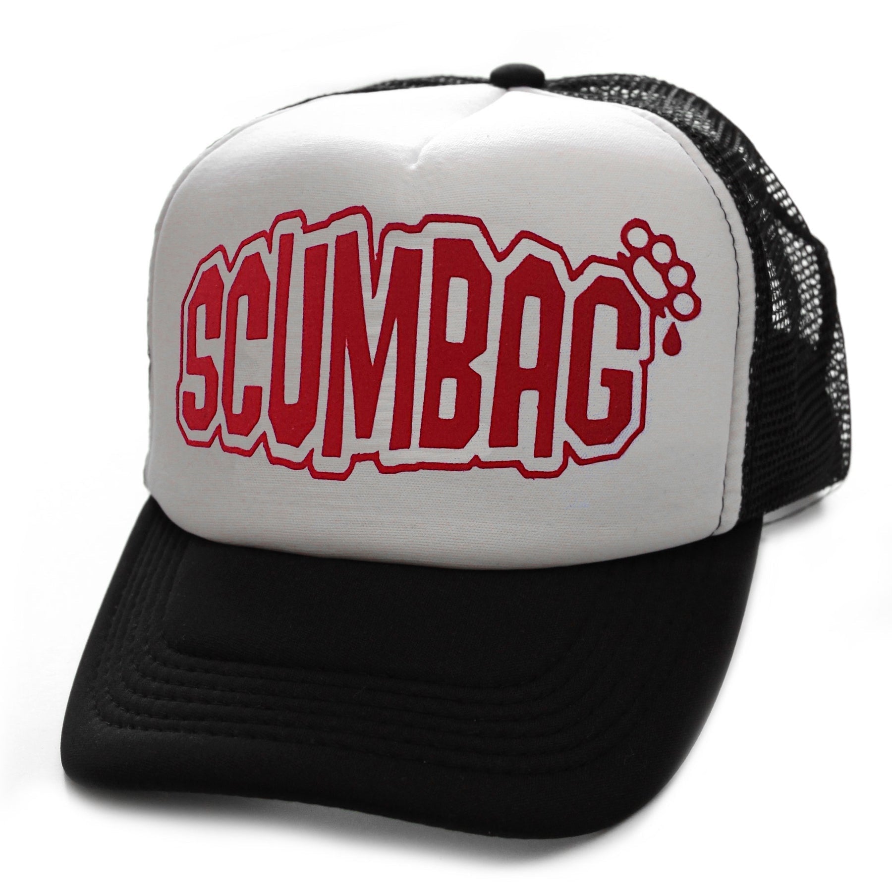 Scumbag Snapback Trucker Cap-Mens Beanies, Hats & Snapback Caps-Scarlett Dawn
