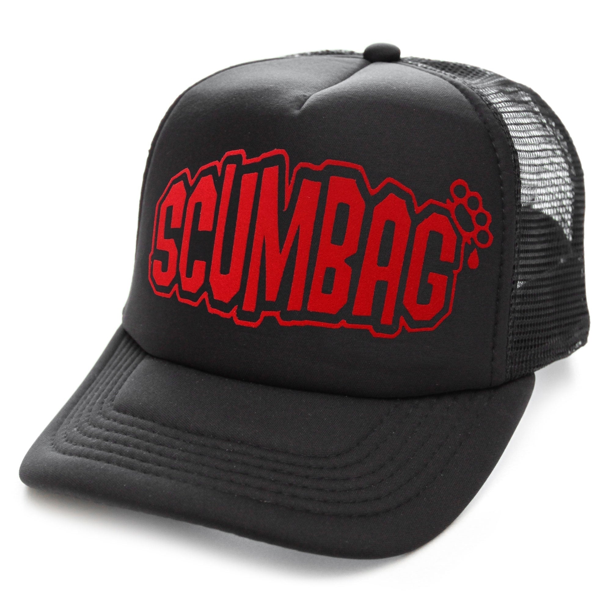 Scumbag Snapback Trucker Cap-Mens Beanies, Hats & Snapback Caps-Scarlett Dawn