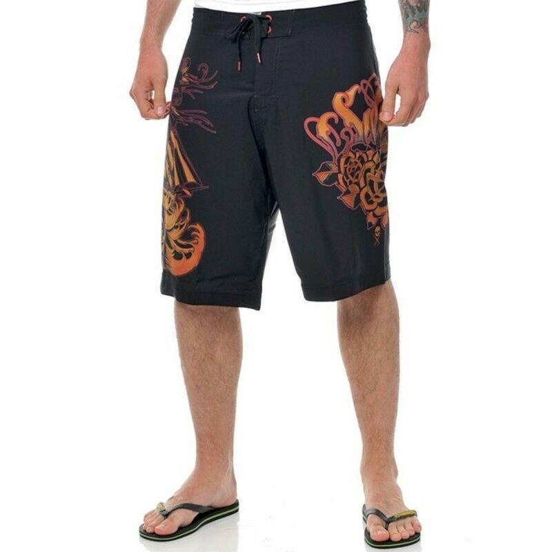 Sea Of Sorrows Board Shorts-Mens Shorts & Pants-Scarlett Dawn