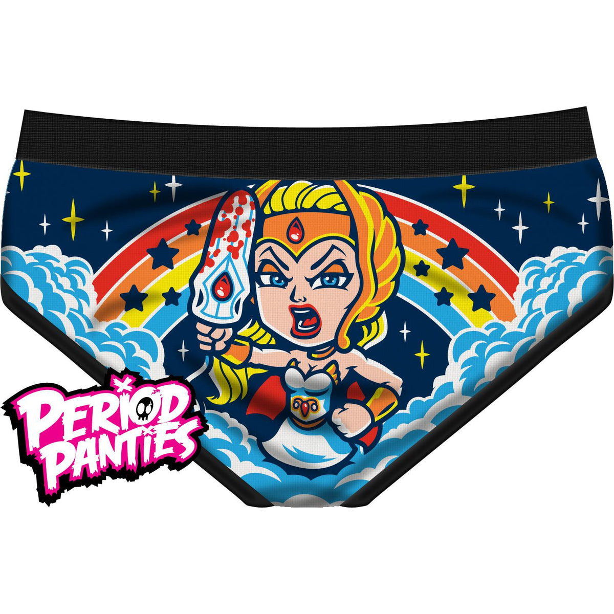 She Rag Masters Of The Uterus Period Panties-Womens Underwear-Scarlett Dawn