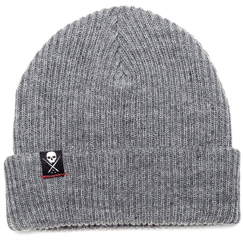 Shoreman Grey Beanie-Mens Beanies, Hats & Snapback Caps-Scarlett Dawn