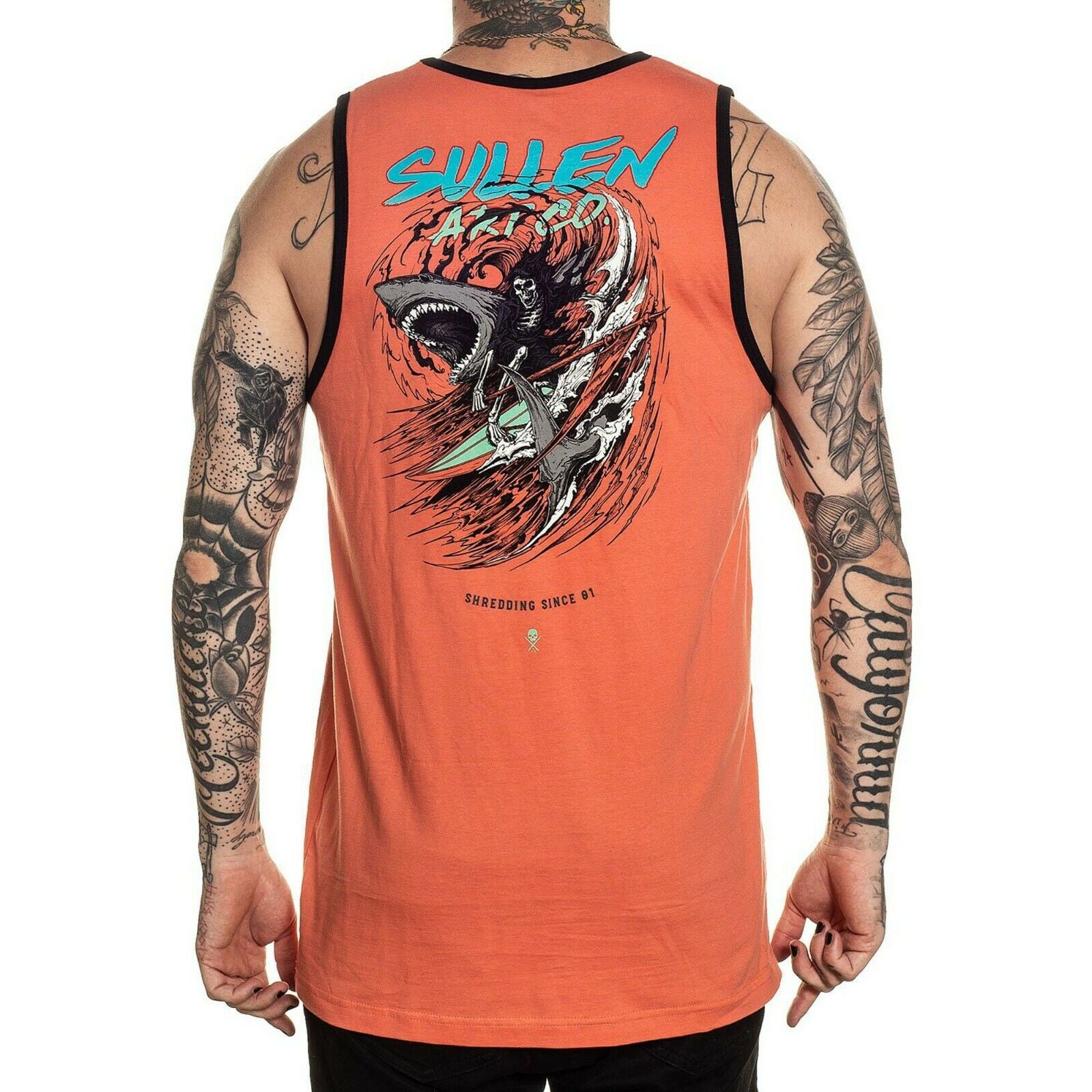 Shredding Premium Fit Mens Tank-Mens T-Shirts & Tanks-Scarlett Dawn