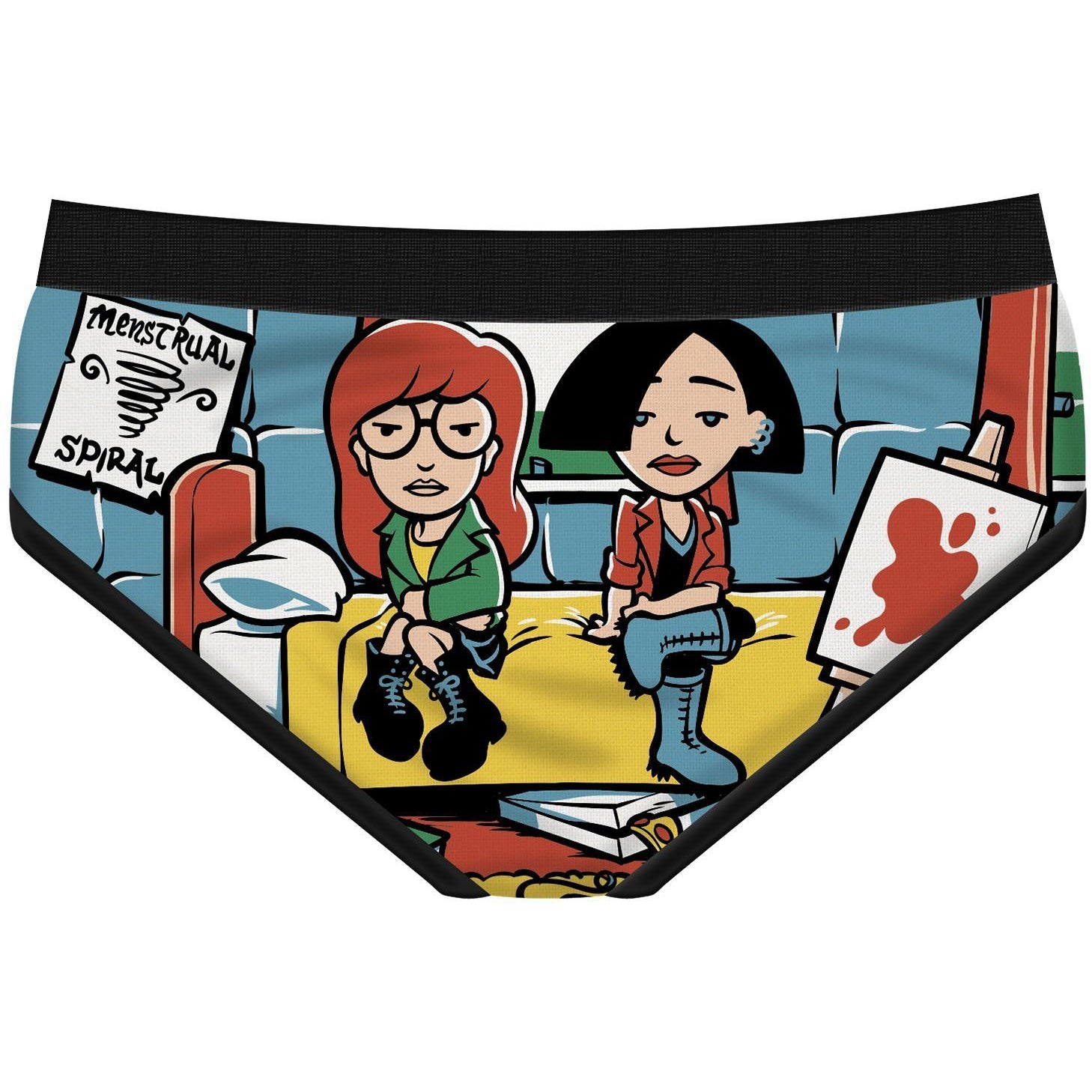 Sick, Sad Womb Period Panties-Womens Underwear-Scarlett Dawn