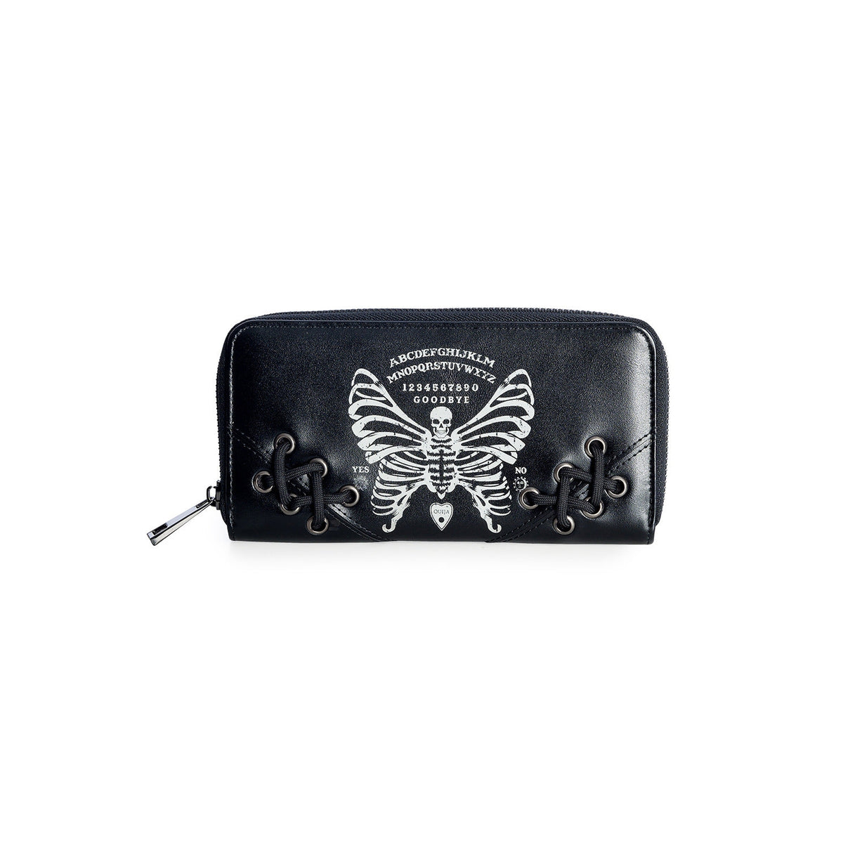 Skeleton Butterfly Womens Wallet-Womens Handbags, Purses &amp; Wallets-Scarlett Dawn