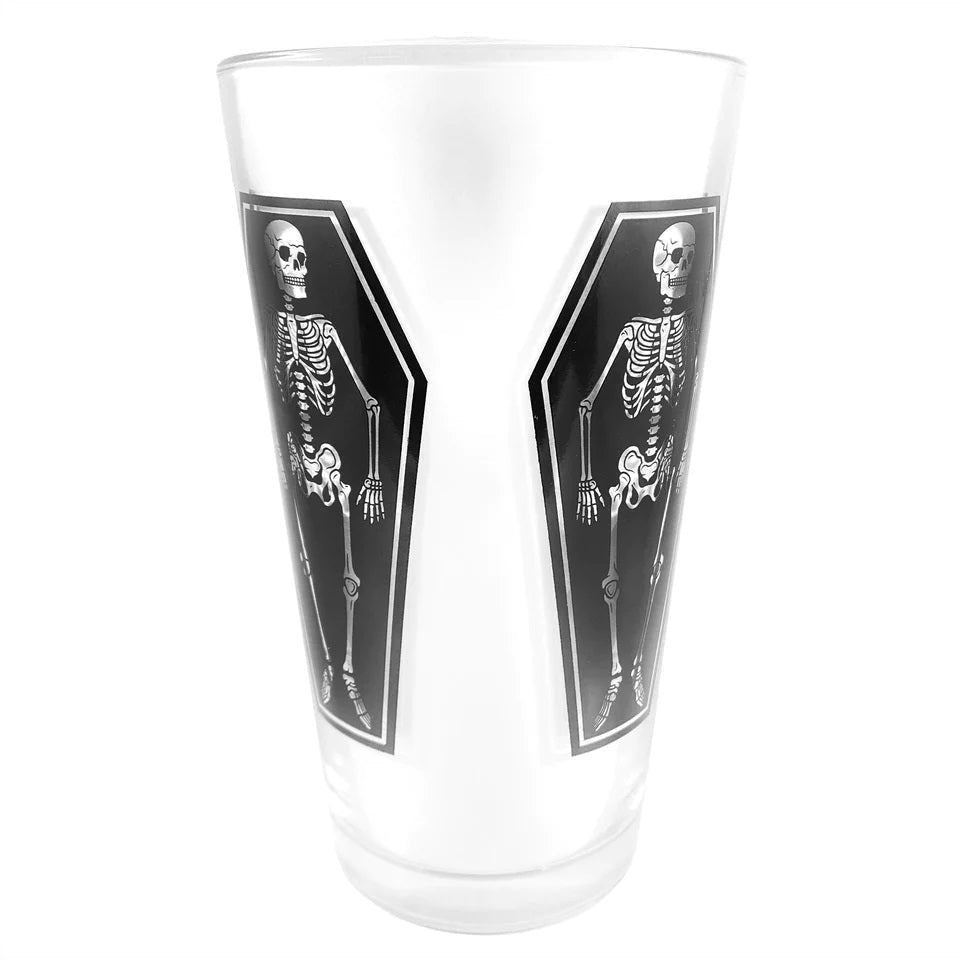 Skeletons Pint Glass-Cups &amp; Mugs-Scarlett Dawn