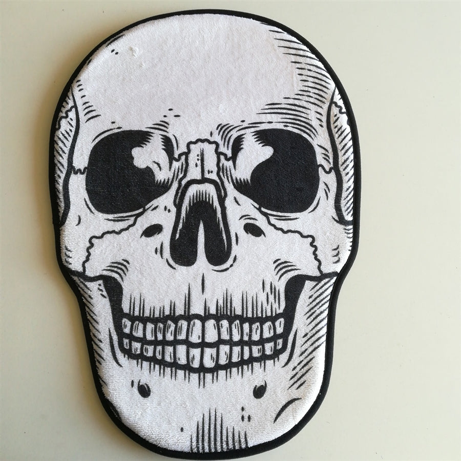 Skull Bath Mat-Rugs & Mats-Scarlett Dawn