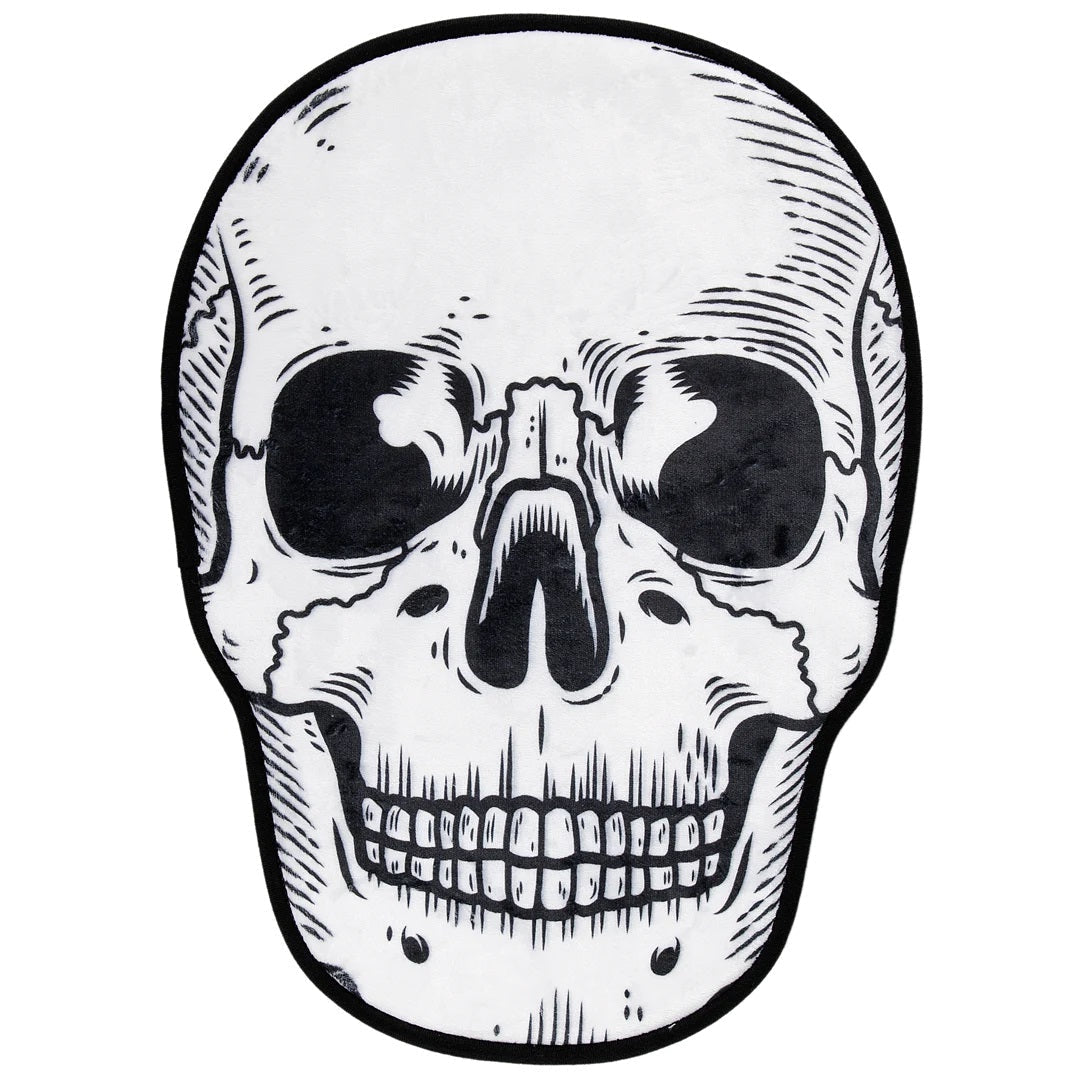 Skull Bath Mat-Rugs & Mats-Scarlett Dawn