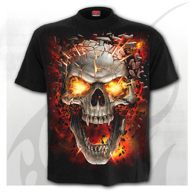 Skull Blast Boys T-Shirt-Baby, Toddler And Kids-Scarlett Dawn