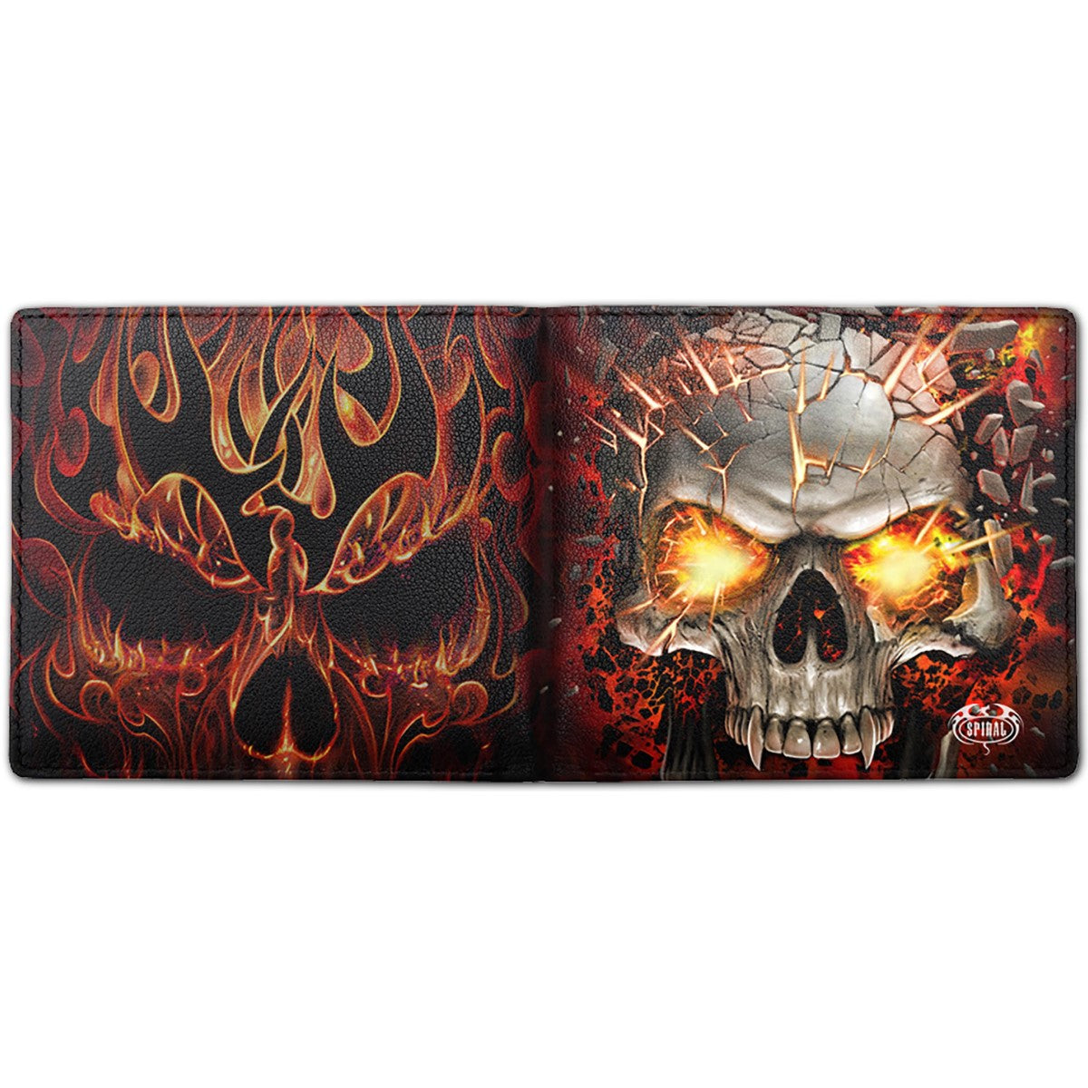 Skull Blast Mens Wallet-Mens Bags & Wallets-Scarlett Dawn