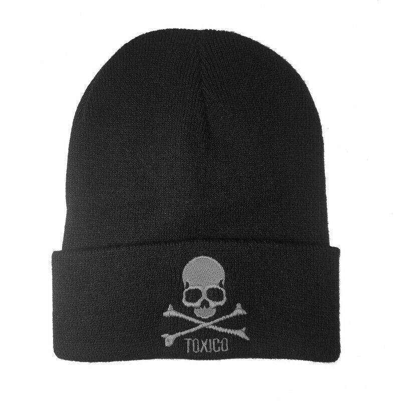 Skull & Bones Beanie-Mens Beanies, Hats & Snapback Caps-Scarlett Dawn