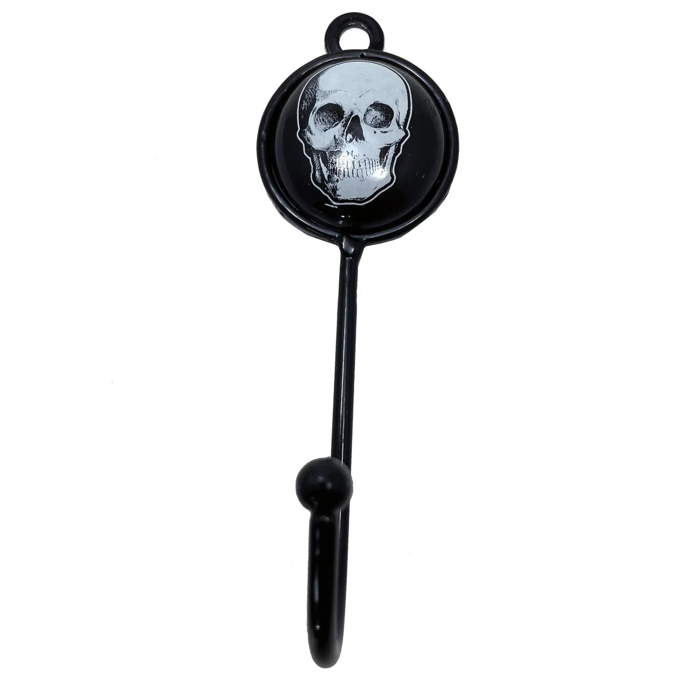Skull Round Wall Hook-Wall Hooks-Scarlett Dawn
