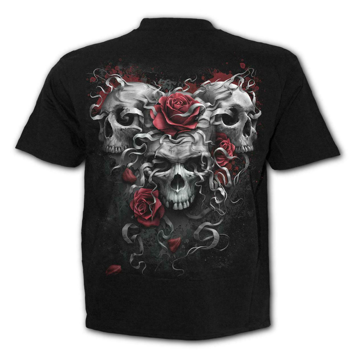 Skulls N Roses Mens T-Shirt-Mens T-Shirts &amp; Tanks-Scarlett Dawn