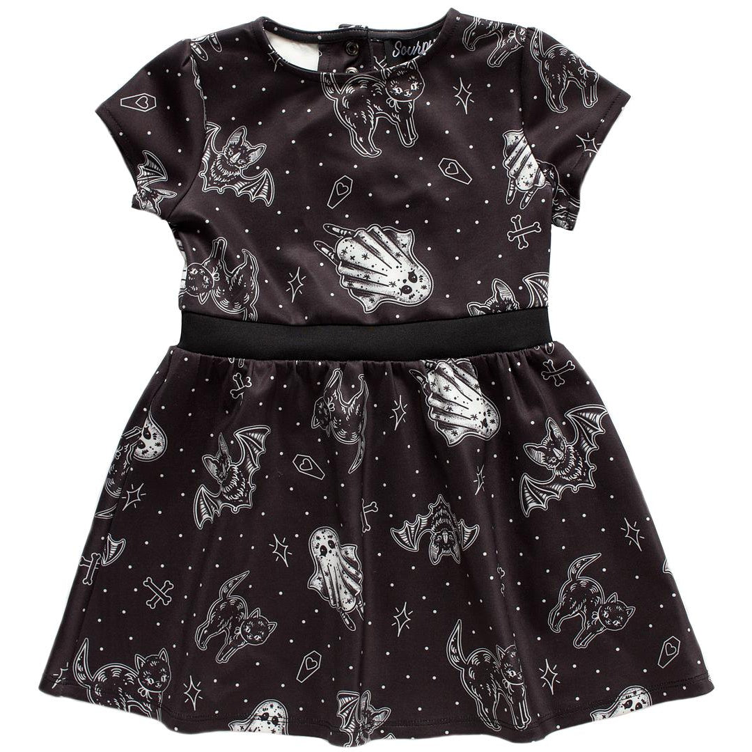 So Cute Its Spooky Girls/Kids Dress-Baby, Toddler And Kids-Scarlett Dawn