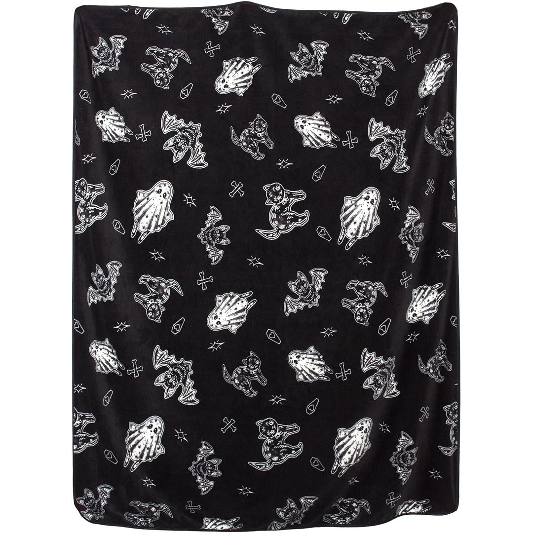 So Cute It's Spooky Throw Blanket-Bedding-Scarlett Dawn