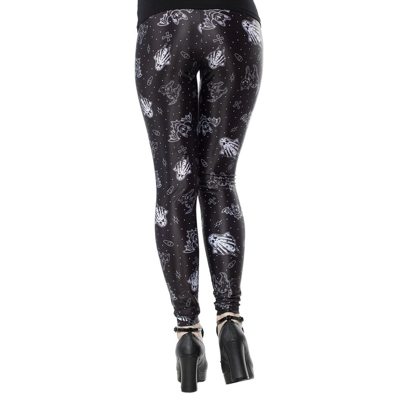 So Cute It's Spooky Womens Leggings-Womens Leggings & Pants-Scarlett Dawn
