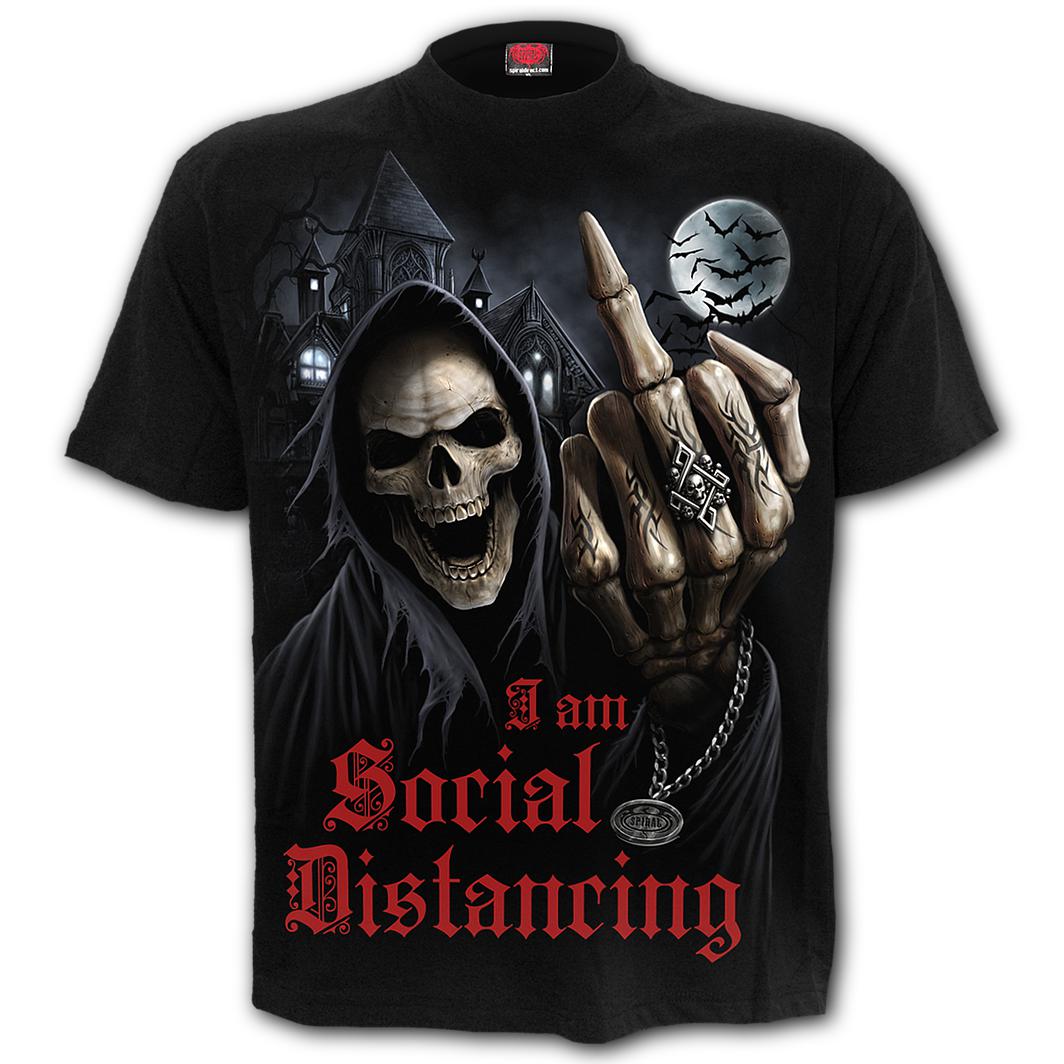 Social Distance Mens T-Shirt-Mens T-Shirts &amp; Tanks-Scarlett Dawn
