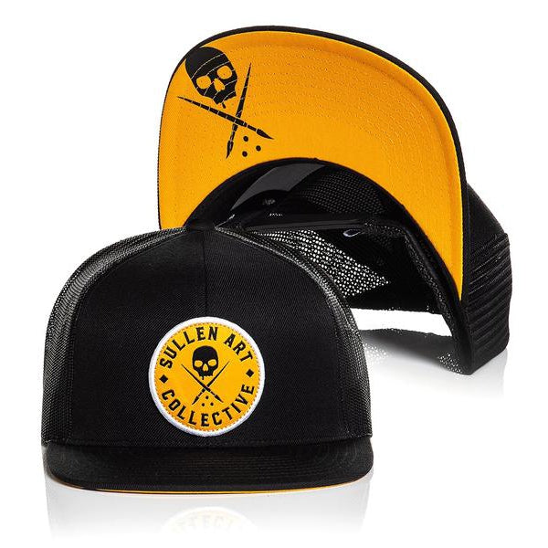 SOL Trucker Snapback Cap-Mens Beanies, Hats & Snapback Caps-Scarlett Dawn