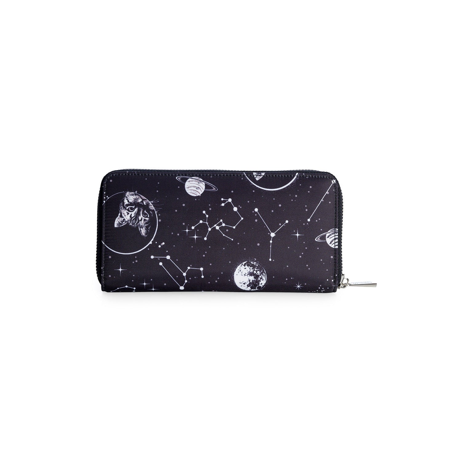 Space Cat Womens Wallet-Womens Handbags, Purses & Wallets-Scarlett Dawn