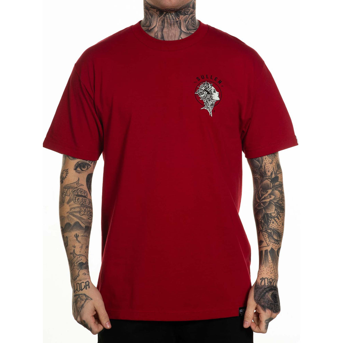 Sparrow Thorned Standard Fit Mens T-Shirt-Mens T-Shirts &amp; Tanks-Scarlett Dawn