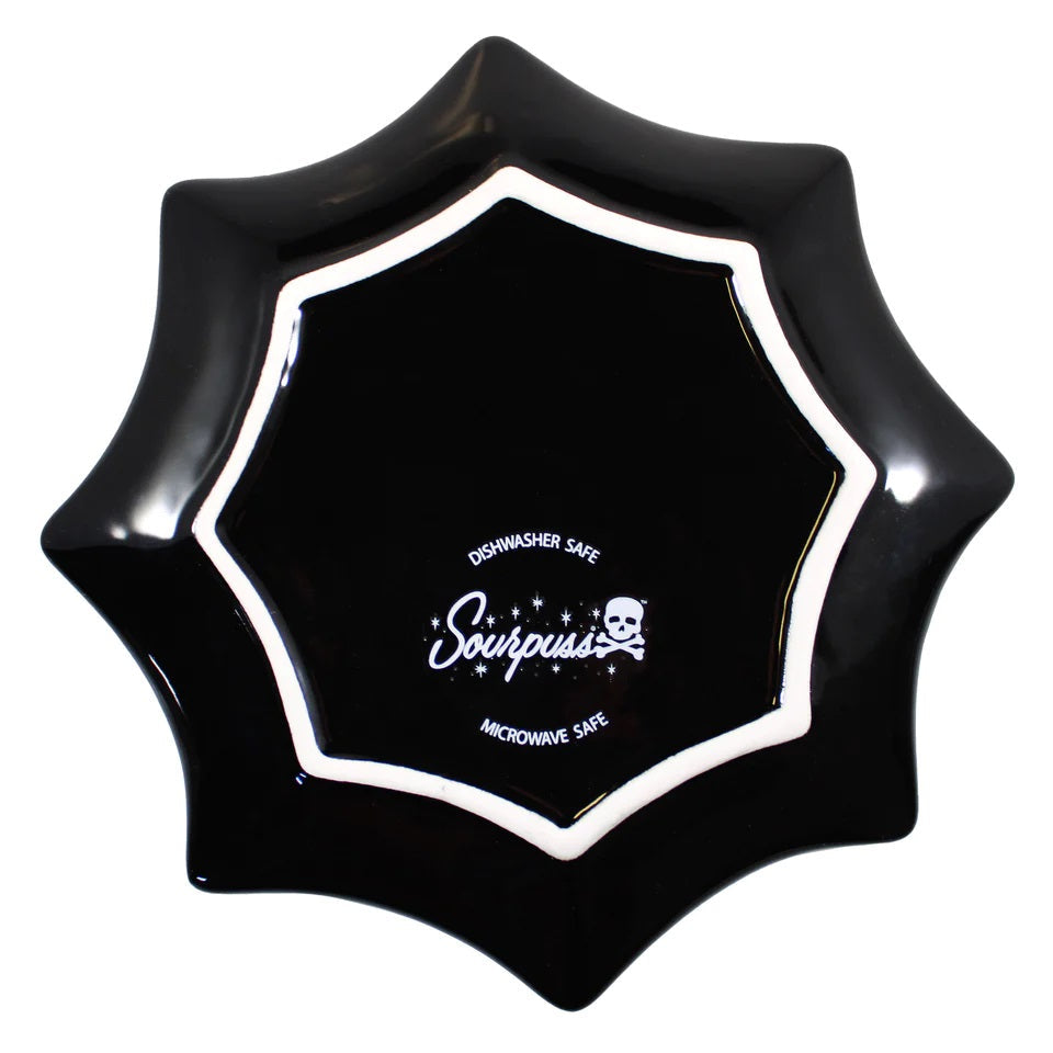 Spiderweb Dessert Plate-Plates & Dishes-Scarlett Dawn