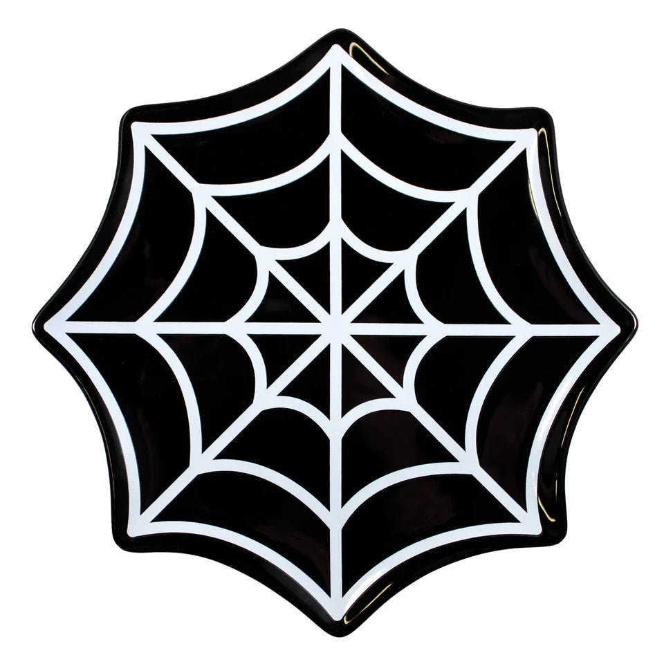 Spiderweb Dessert Plate-Plates & Dishes-Scarlett Dawn