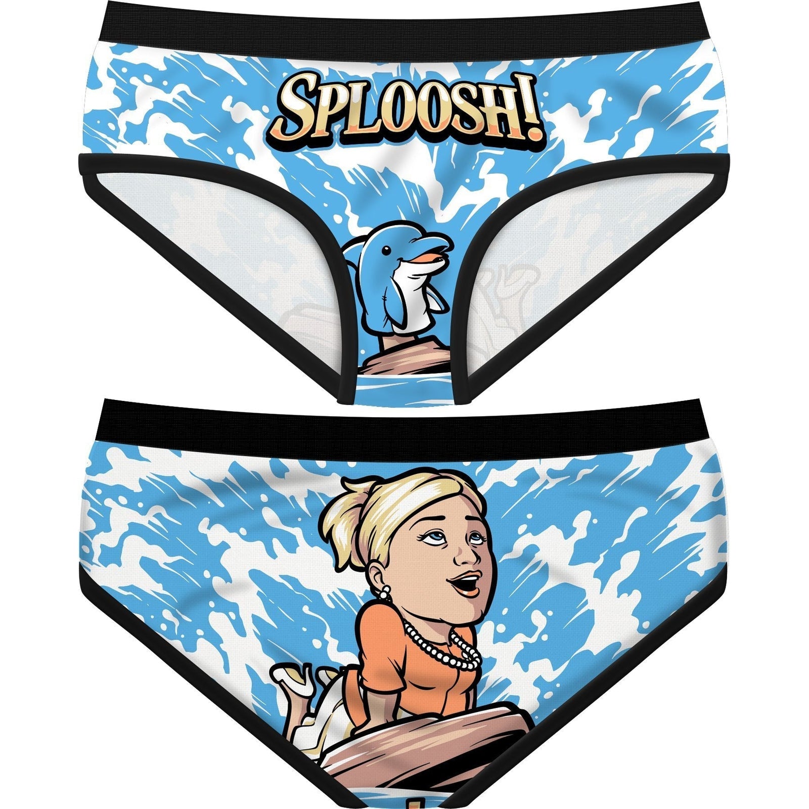 Sploosh Womens Briefs-Womens Underwear-Scarlett Dawn