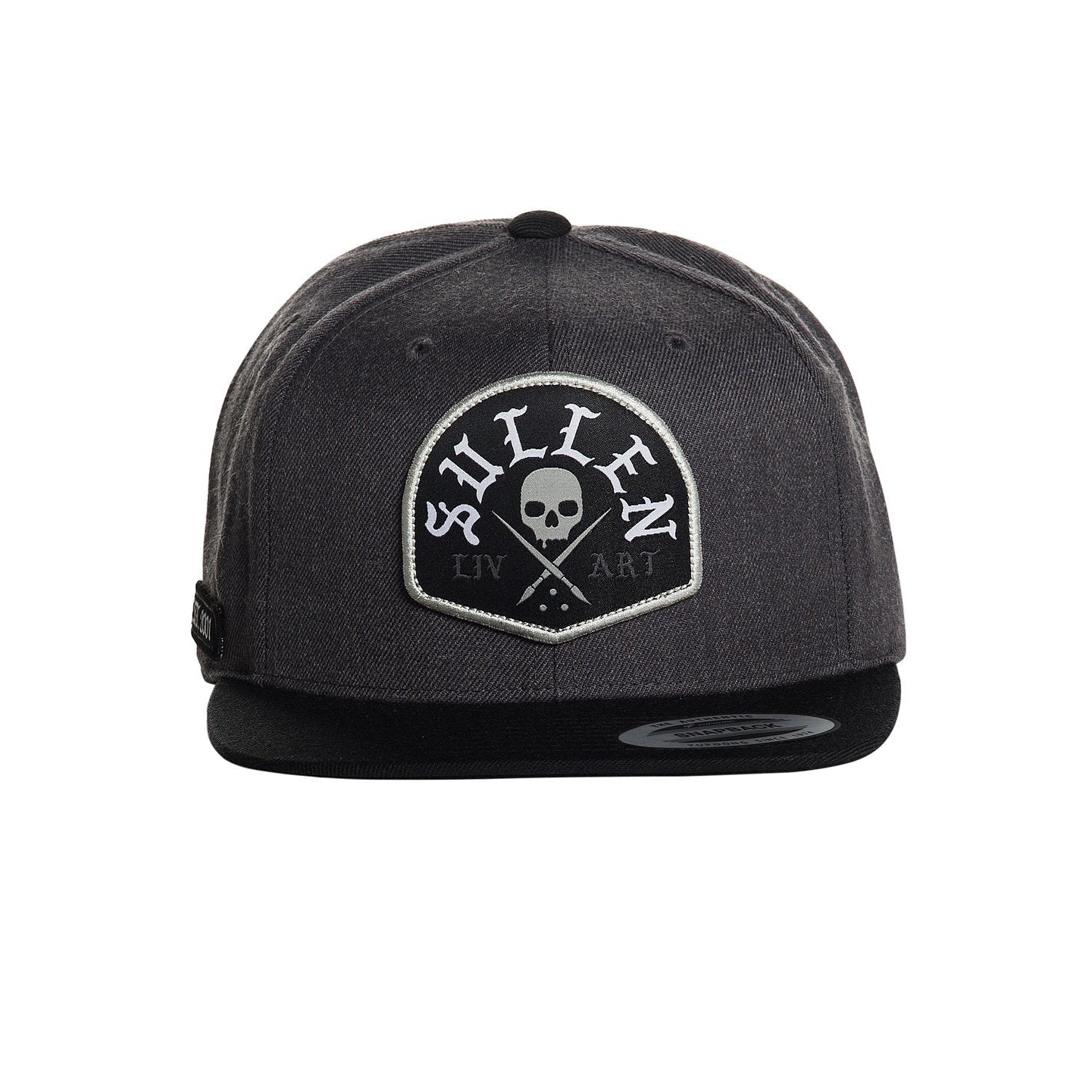Sterling Grey Snapback Cap-Mens Beanies, Hats & Snapback Caps-Scarlett Dawn