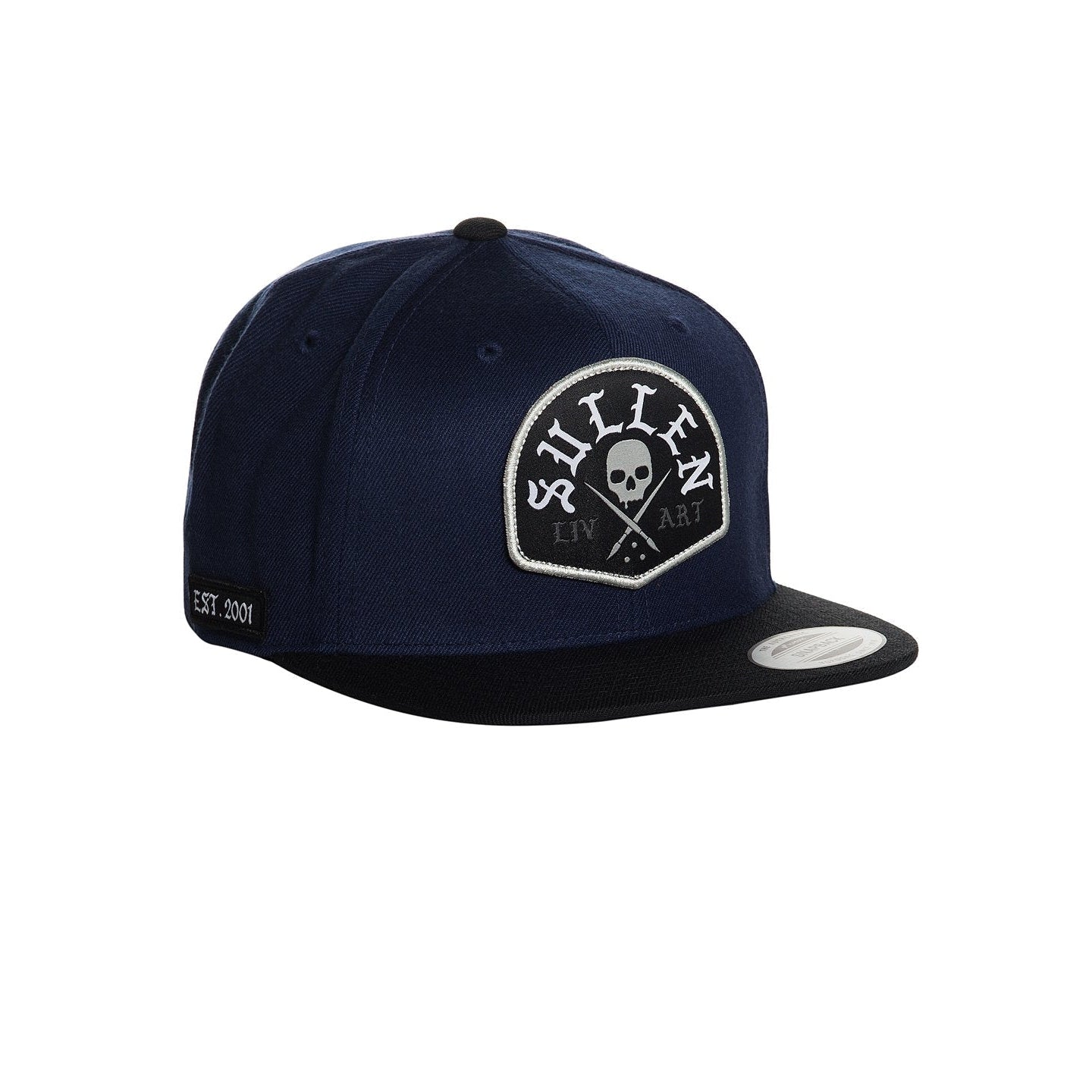 Sterling Obsidian Snapback Cap-Mens Beanies, Hats & Snapback Caps-Scarlett Dawn