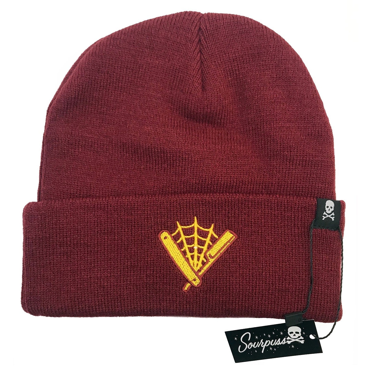 Straight Razor Womens Beanie-Womens Beanies-Scarlett Dawn