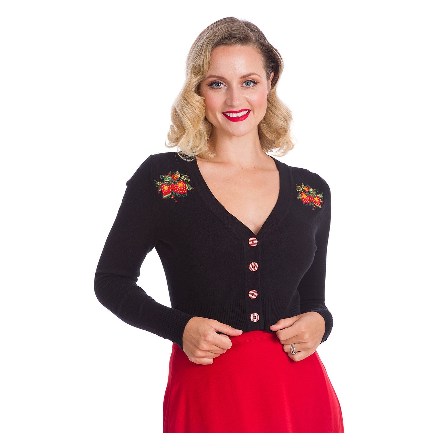 Strawberry Fields Cardigan-Womens Cardigans-Scarlett Dawn