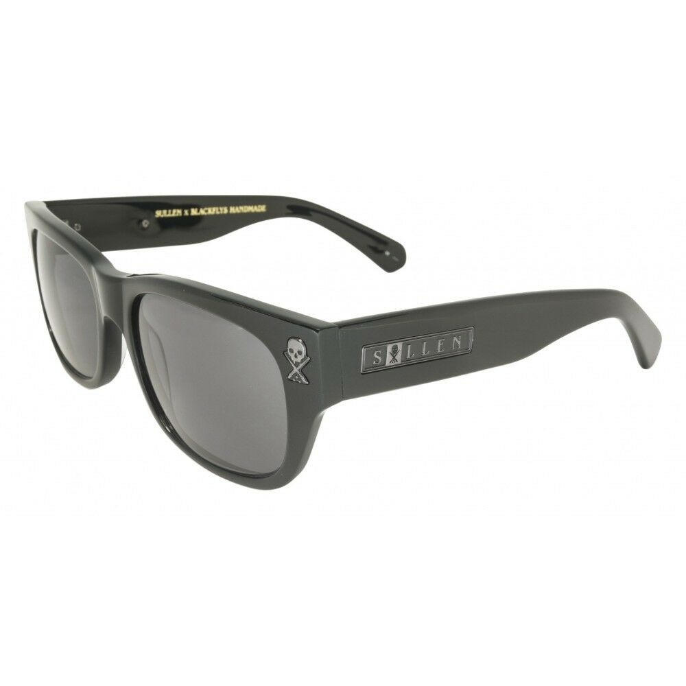 Sullen Fly 2 Gloss Black Collab Sunglasses-Mens Sunglasses-Scarlett Dawn