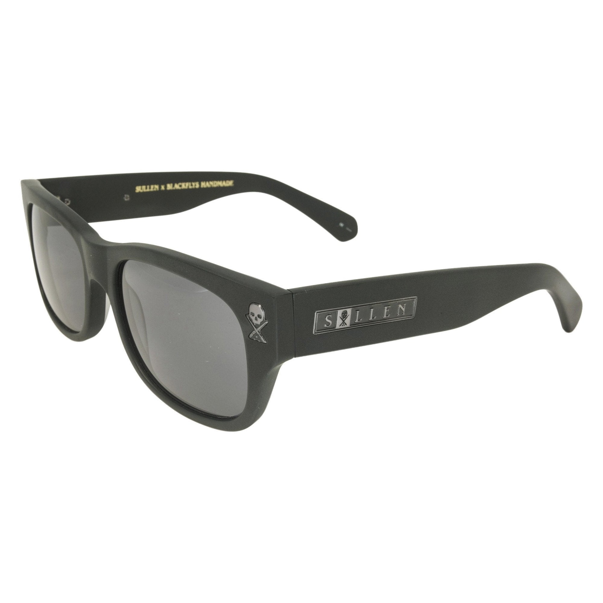 Sullen Fly 2 Matte Black Collab Sunglasses-Mens Sunglasses-Scarlett Dawn