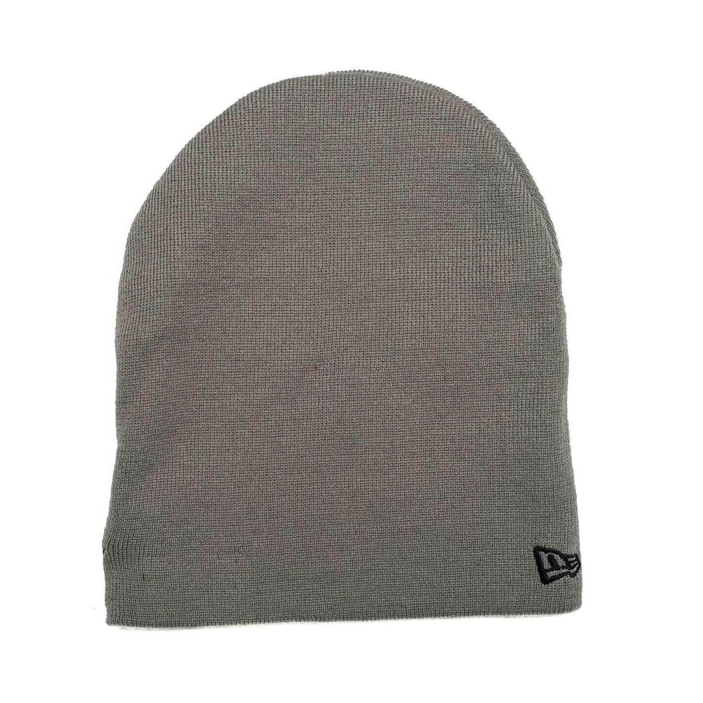 Sullen New Era Standard Issue Grey Beanie-Mens Beanies, Hats & Snapback Caps-Scarlett Dawn