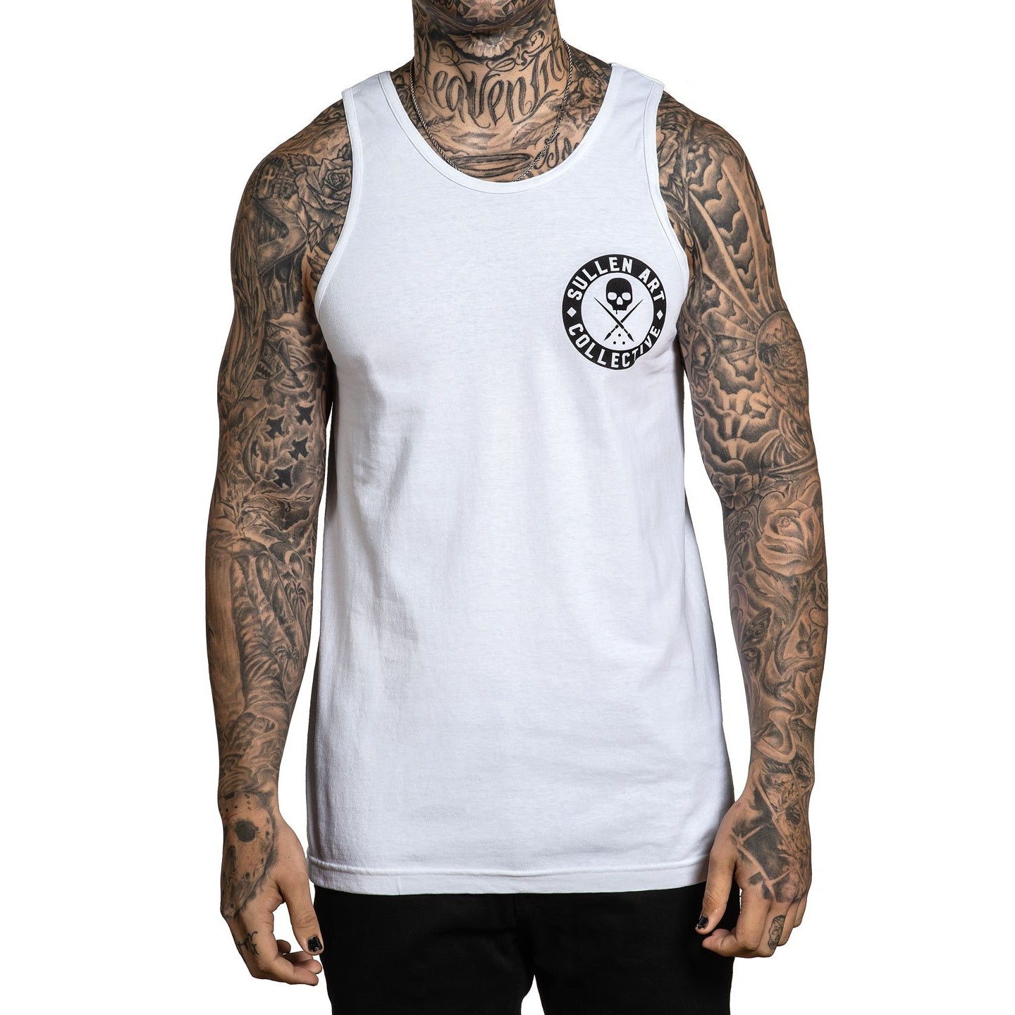 Summer White Standard Fit Mens Tank-Mens T-Shirts & Tanks-Scarlett Dawn