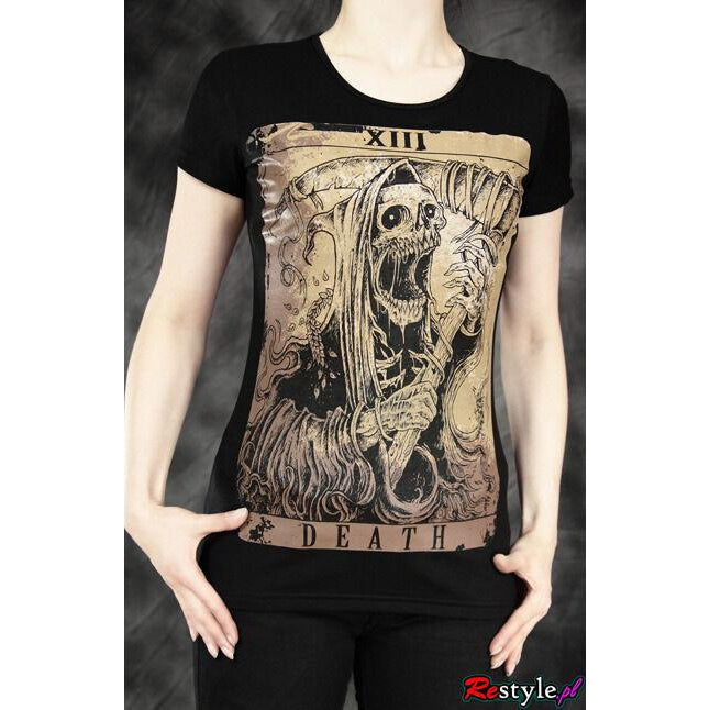 Tarot Death Card Womens Top-Womens Tops-Scarlett Dawn