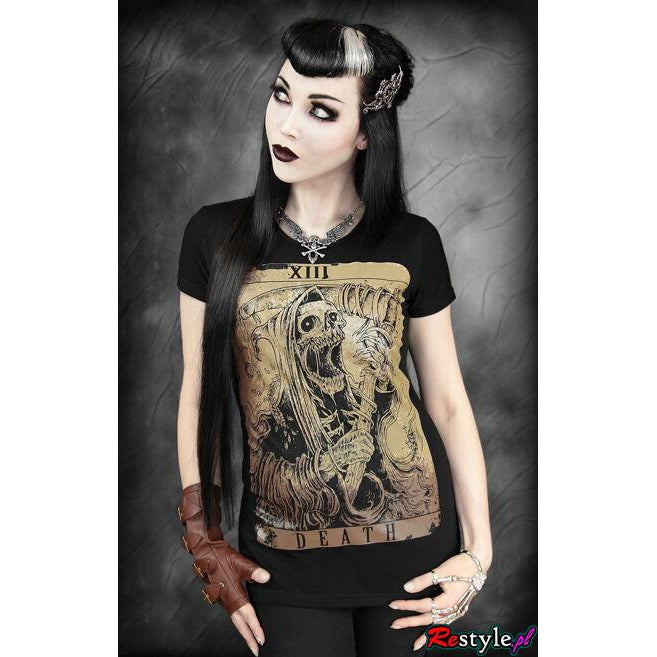 Tarot Death Card Womens Top-Womens Tops-Scarlett Dawn
