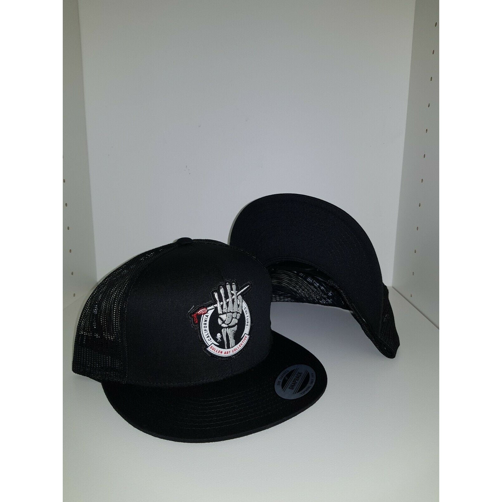 The Classics Skeleton Hand Snapback Cap-Mens Beanies, Hats & Snapback Caps-Scarlett Dawn