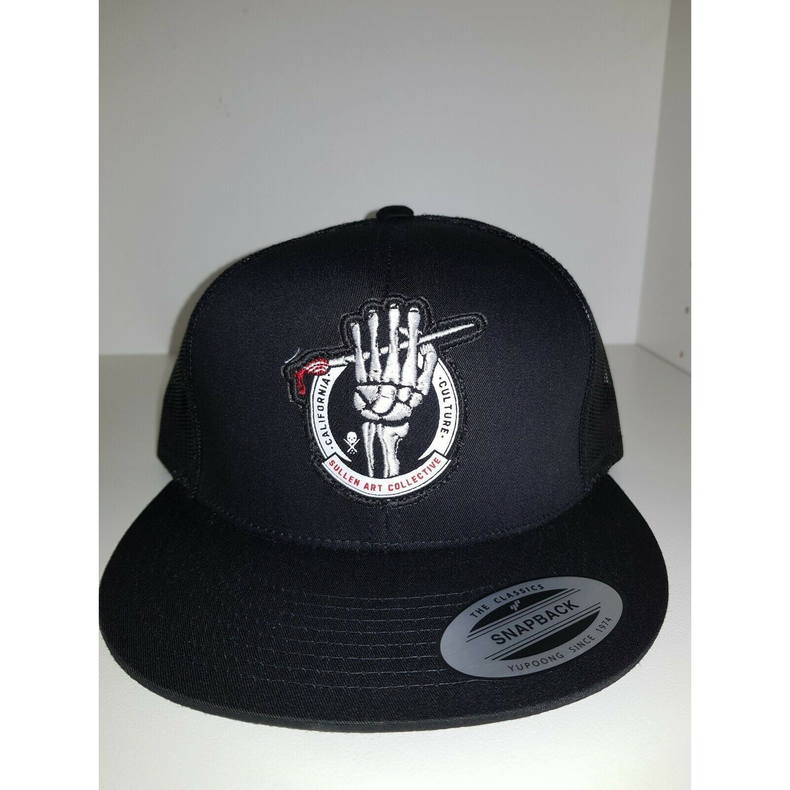 The Classics Skeleton Hand Snapback Cap-Mens Beanies, Hats & Snapback Caps-Scarlett Dawn