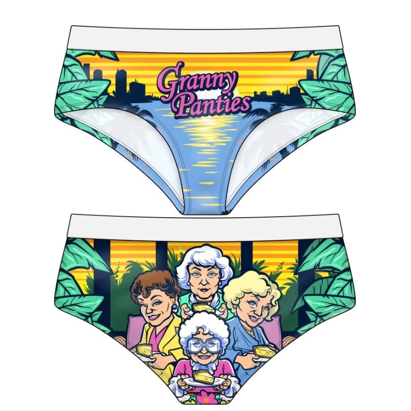 The Golden Girls Granny Panties-Womens Underwear-Scarlett Dawn