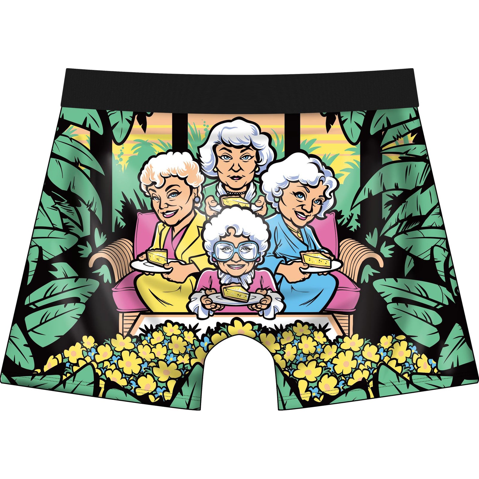 The Golden Girls 'Thankyou' Mens Boxer Briefs-Mens Underwear-Scarlett Dawn
