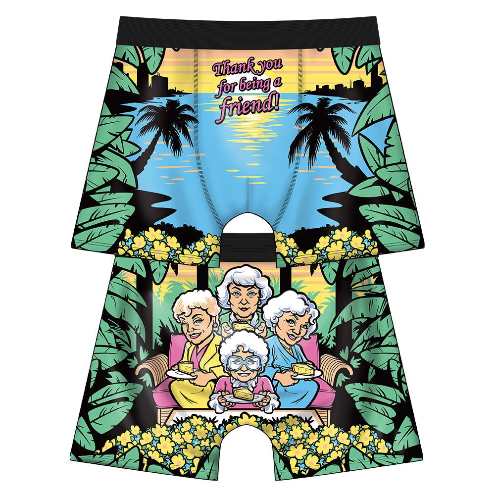 The Golden Girls 'Thankyou' Mens Boxer Briefs-Mens Underwear-Scarlett Dawn