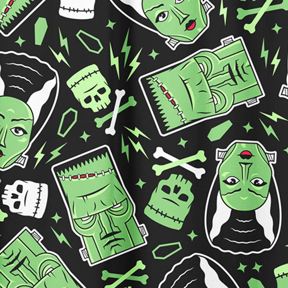 The Monsters Shower Curtain-Shower Curtains-Scarlett Dawn